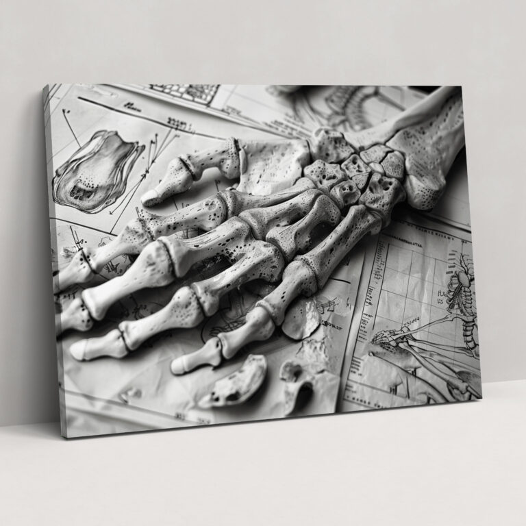 Anatomy Study Wall Art - Leonardo Da Vinci, Home Decoration, Canvas Print, Wall Art