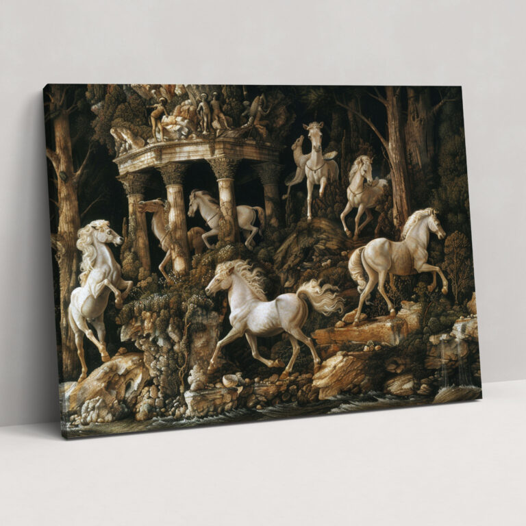 Mythological Scene Wall Decoration - Leonardo Da Vinci, Wall Decoration, Canvas Wall Art, Home Decoration