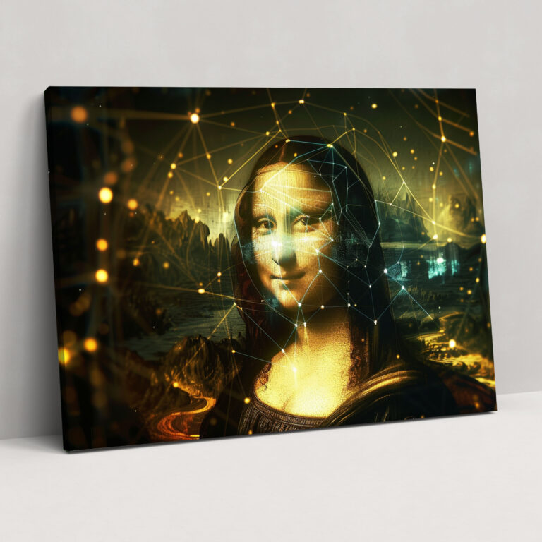 Leonardo Da Vinci Mona Lisa Canvas Print - Leonardo Da Vinci, Wall Art, Canvas Wall Art, Leonardo Da Vinci