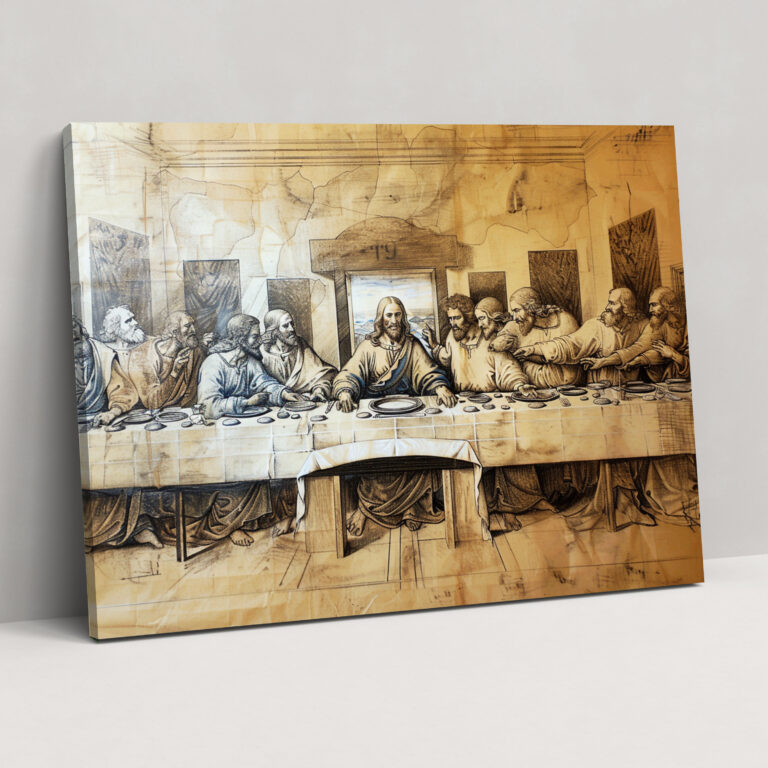 Leonardo Da Vinci Last Supper Wall Art - Leonardo Da Vinci, Home Decoration, Leonardo Da Vinci, Canvas Wall Art