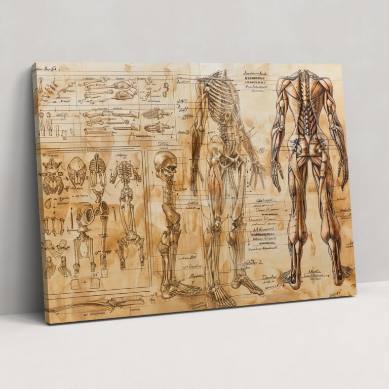 Leonardo Da Vinci Wall Art - Leonardo Da Vinci, Wall Decoration, Home Decoration, Canvas Wall Art