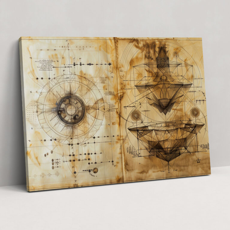 Leonardo Da Vinci Canvas Print - Leonardo Da Vinci, Canvas, Wall Art, Leonardo Da Vinci