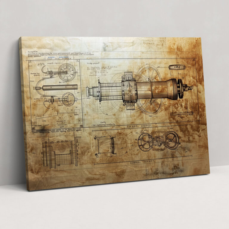 Leonardo Da Vinci Canvas Print - Leonardo Da Vinci, Canvas, Canvas Wall Art, Home Decoration