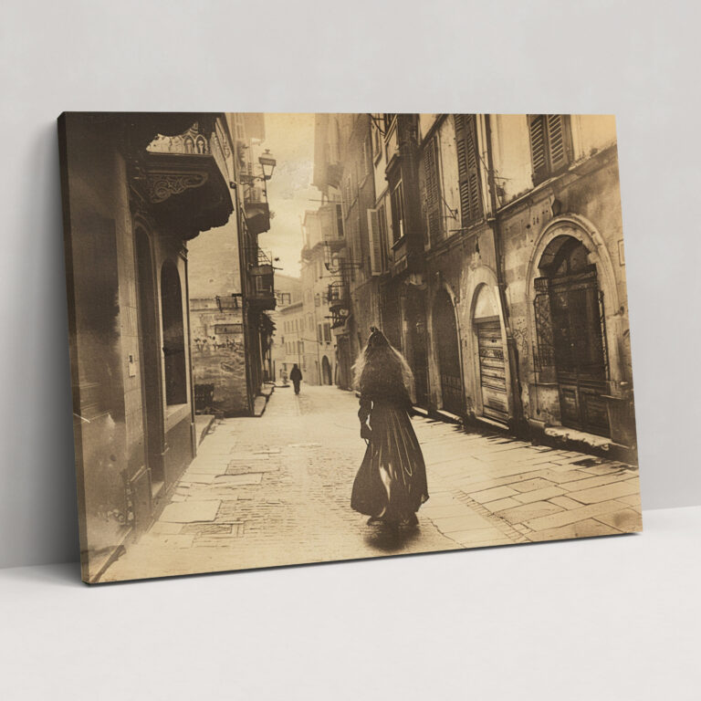 Leonardo Da Vinci Vintage Sepia Canvas Print - Leonardo Da Vinci, Canvas Print, Wall Decoration, Home Decoration