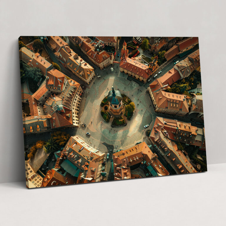 Cityscape Leonardo Da Vinci Wall Decoration - Leonardo Da Vinci, Home Decoration, Canvas Wall Art, Leonardo Da Vinci
