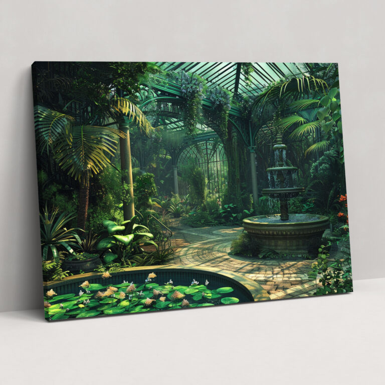 Botanical Garden Leonardo Da Vinci Canvas Print - Leonardo Da Vinci, Canvas, Home Decoration, Leonardo Da Vinci