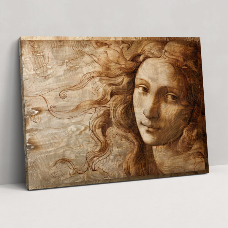 Leonardo Da Vinci Mysterious Smile Canvas Print - Leonardo Da Vinci, Wall Decoration, Canvas, Wall Art