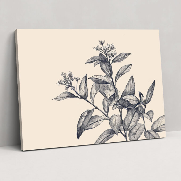 Botanical Studies Wall Art - Leonardo Da Vinci, Home Decoration, Canvas, Wall Decoration