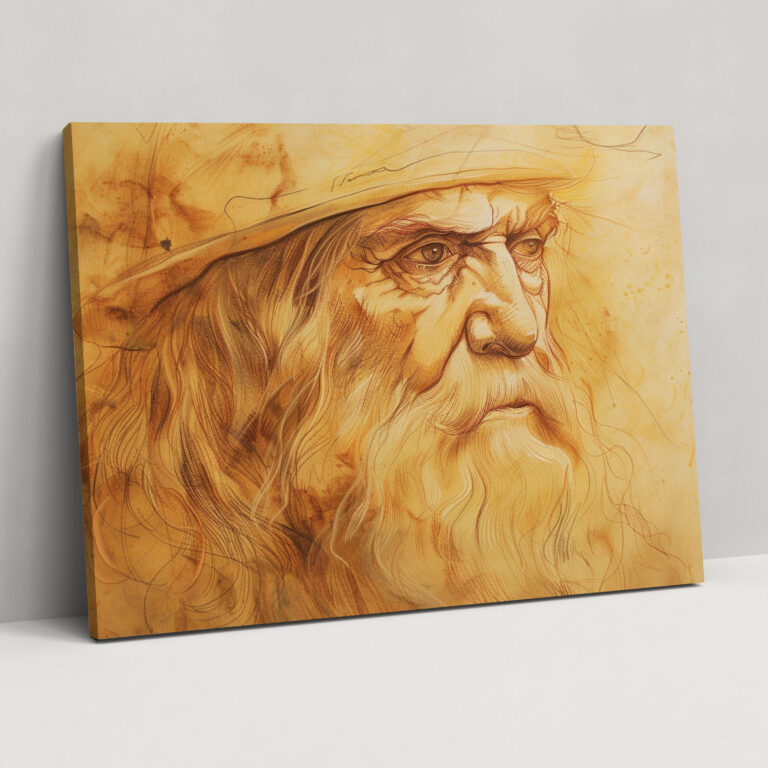 Leonardo Da Vinci Wall Art - Leonardo Da Vinci, Canvas, Leonardo Da Vinci, Canvas Wall Art