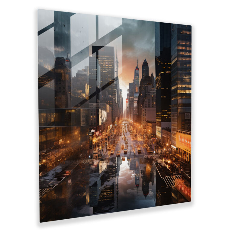 Glass Wall Decoration - Urban Lenticular Photographic Print - Lenticular, Wall Decoration, Glass Wall Art, Modern Art