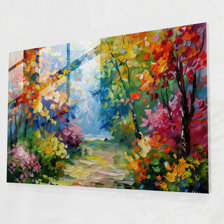 Leonid Afremov Glass Print Floral Wall Art - Leonid Afremov, Leonid Afremov, Glass Wall Art, Glass Print