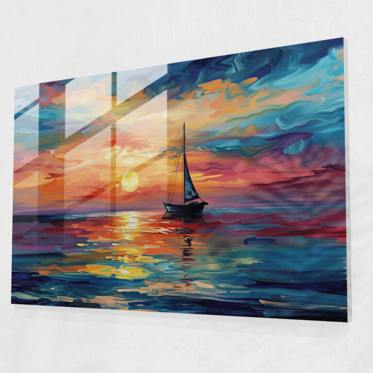 Leonid Afremov Glass Art - Leonid Afremov, Wall Decoration, Glass Art, Leonid Afremov