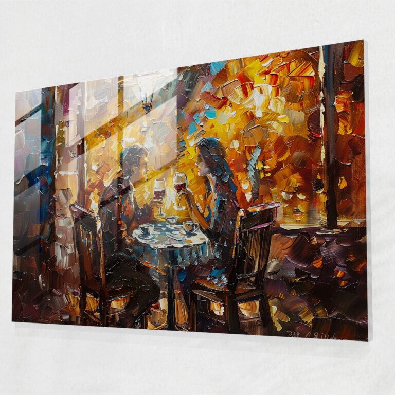 Leonid Afremov Glass Print - Leonid Afremov, Leonid Afremov, Wall Decoration, Glass Print