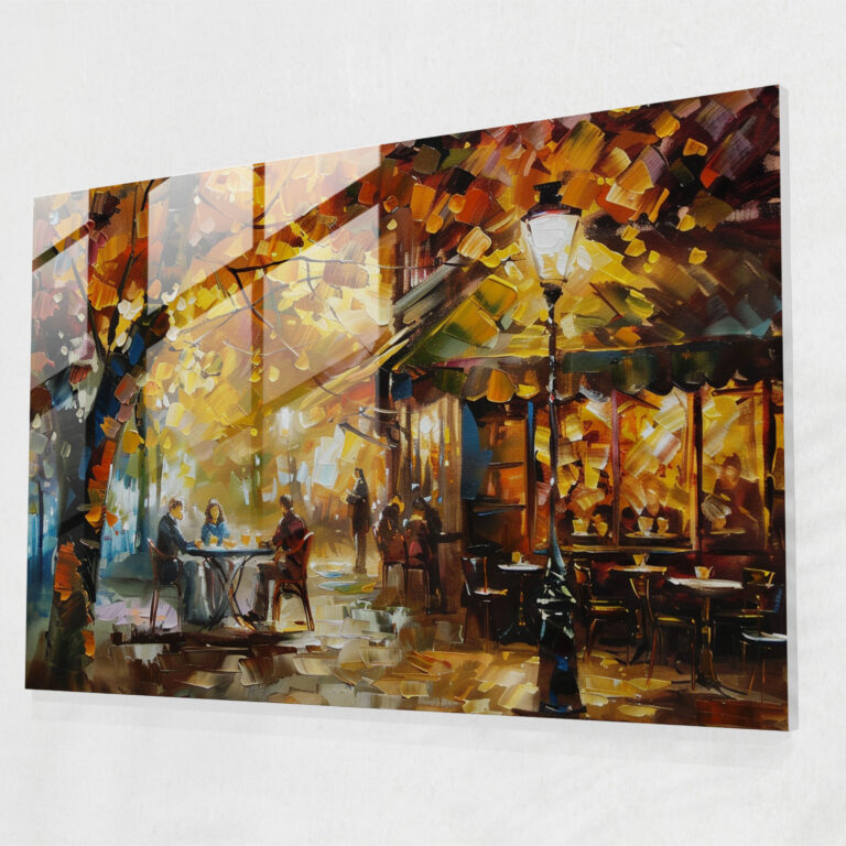 Leonid Afremov Glass Print - Leonid Afremov, Glass Wall Art, Home Decoration, Modern Art