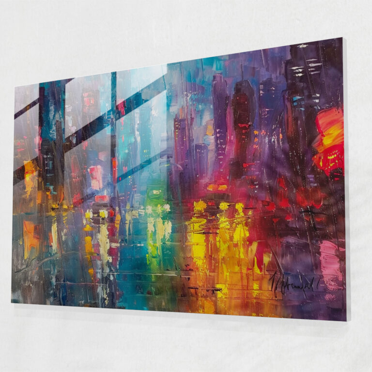 Leonid Afremov Glass Print Home Decoration - Leonid Afremov, Home Decoration, Leonid Afremov, Modern Art