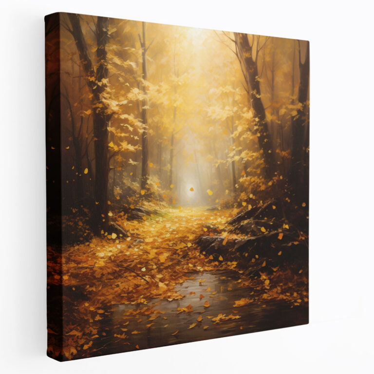 Leaves Wall Art - Leaves, Leaves, Wall Art, Golden Leaves