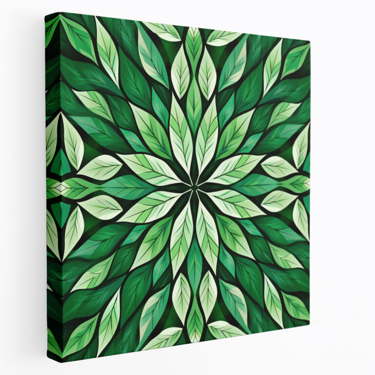 Leaves Canvas Print - Leaves, Leaves, Wall Decoration, Canvas