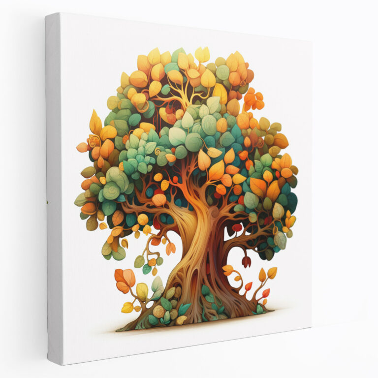 Playful Leaves Wall Art - Leaves, Home Decoration, Joy, Wall Decoration
