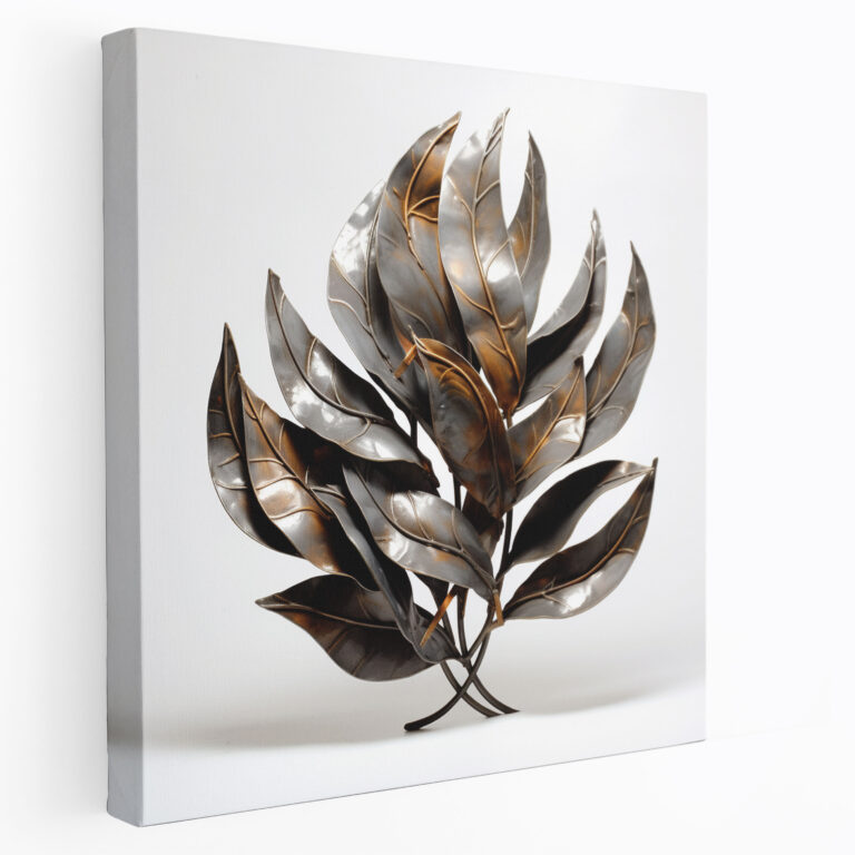 Leaves Wall Decoration - Contemporary Metal Sculpture - Leaves, Contemporary, Home Decoration, Wall Decoration