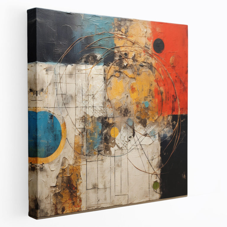 Lenticular Wall Art - Abstract Fusion - Lenticular, Colors, Canvas, Wall Decoration