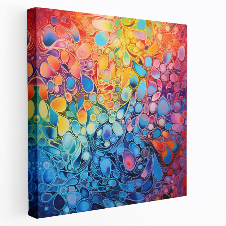 Lenticular Abstract Acrylic Canvas Print - Lenticular, Canvas, Wall Art, Home Decoration