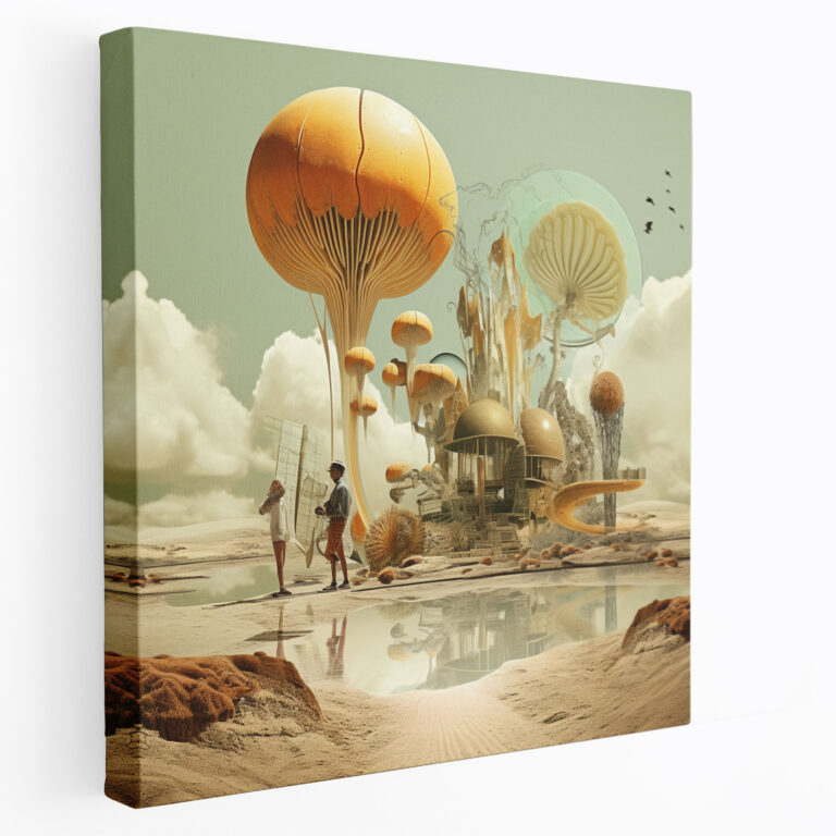 Lenticular Surreal Digital Collage Canvas Print - Lenticular, Canvas Wall Art, Home Decoration, Wall Art