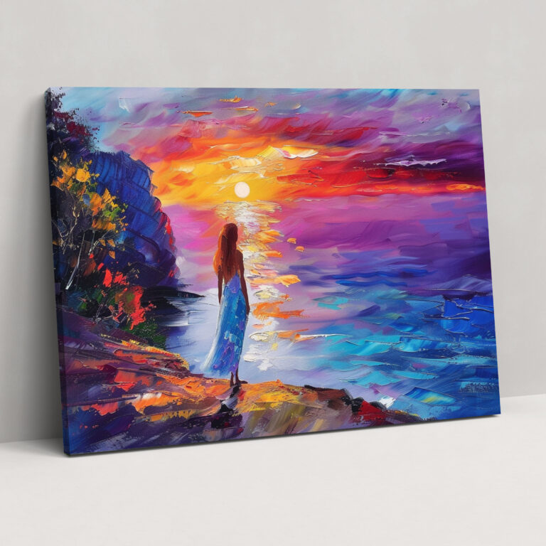Leonid Afremov Style Canvas Print - Leonid Afremov, Wall Art, Leonid Afremov Style, Home Decoration