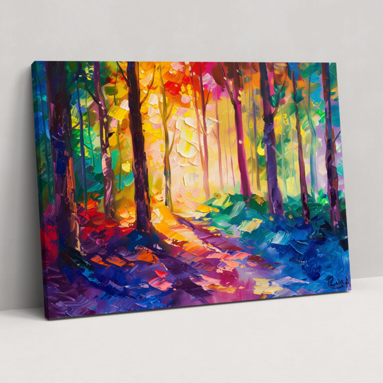 Whimsical Forest Leonid Afremov Wall Art - Leonid Afremov, Wall Decoration, Canvas, Wall Art