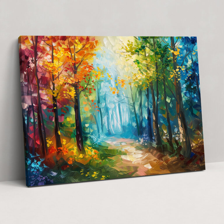 Whimsical Forest Canvas Print - Leonid Afremov, Wall Art, Canvas, Leonid Afremov