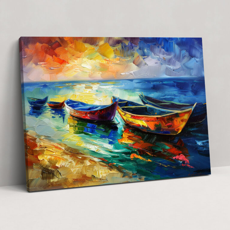 Dreamy Seascape Canvas Print - Leonid Afremov, Canvas Print, Home Decoration, Canvas
