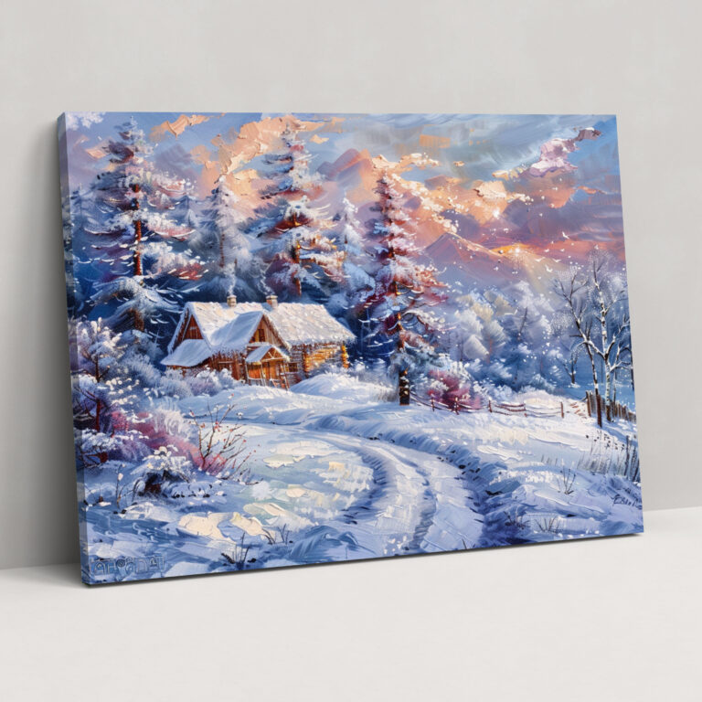 Leonid Afremov Winter Wonderland Wall Decoration - Leonid Afremov, Wall Decoration, Leonid Afremov, Canvas