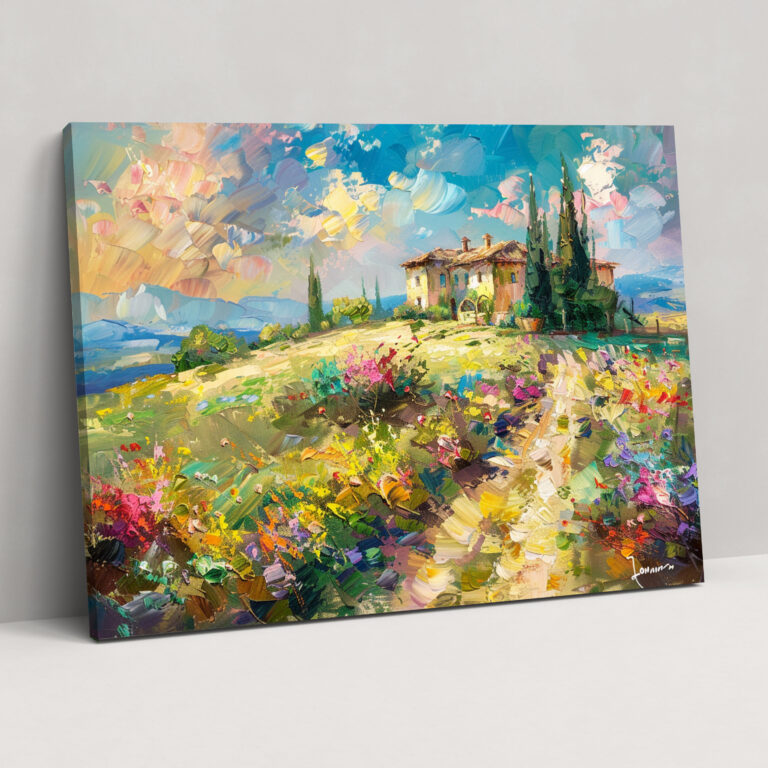 Leonid Afremov Wall Art - Countryside Landscape Canvas Print - Leonid Afremov, Canvas, Canvas Print, Canvas Wall Art