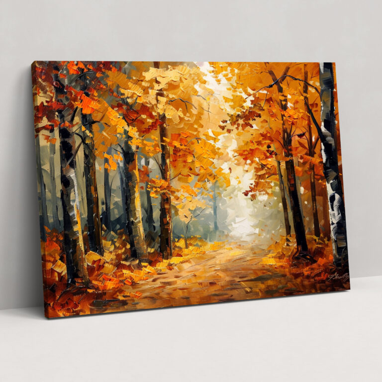 Autumn Forest Leonid Afremov Wall Art - Leonid Afremov, Leonid Afremov, Canvas, Canvas Wall Art