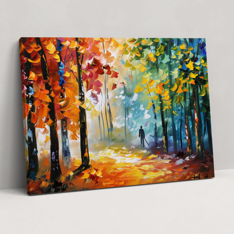 Autumn Forest Leonid Afremov Canvas Print - Leonid Afremov, Wall Art, Canvas Print, Canvas Wall Art