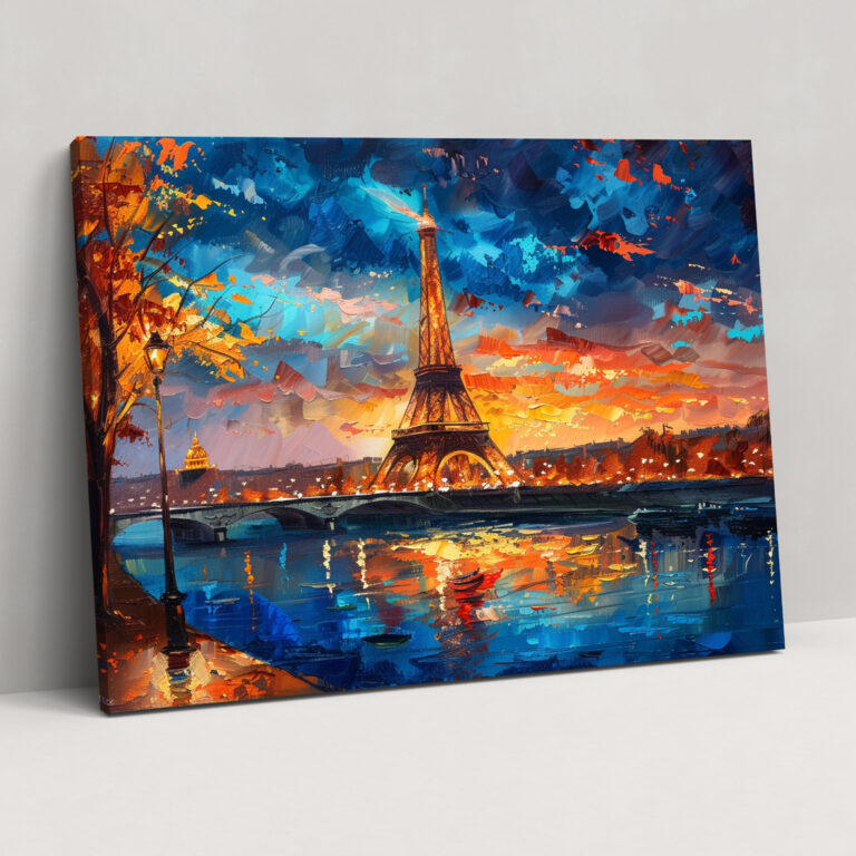 Eiffel Tower Leonid Afremov Wall Decoration - Leonid Afremov, Canvas Wall Art, Wall Art, Home Decoration