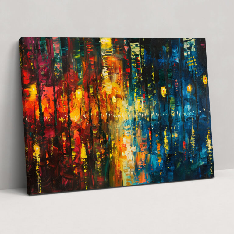 Dancing Lights Leonid Afremov Wall Art - Leonid Afremov, Canvas Print, Leonid Afremov, Home Decoration