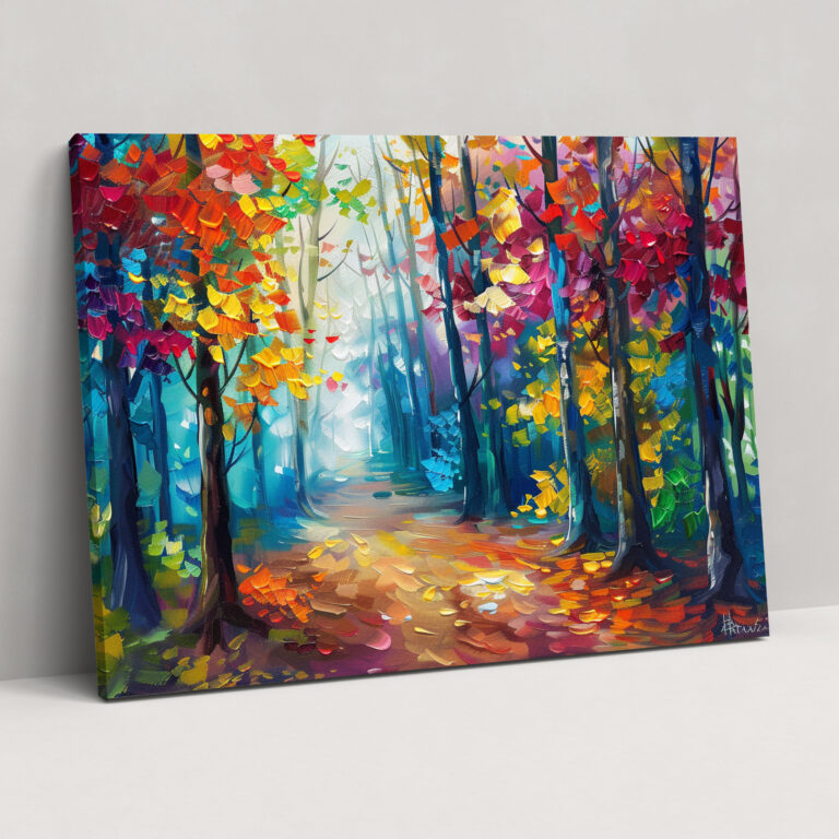 Leonid Afremov Forest Canvas Print - Leonid Afremov, Canvas Wall Art, Home Decoration, Wall Art