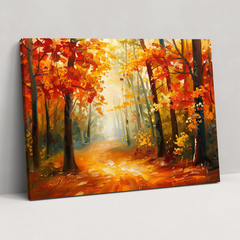 Leonid Afremov Canvas Print Autumn Forest Wall Decoration - Leonid Afremov, Leonid Afremov, Canvas Print, Wall Art
