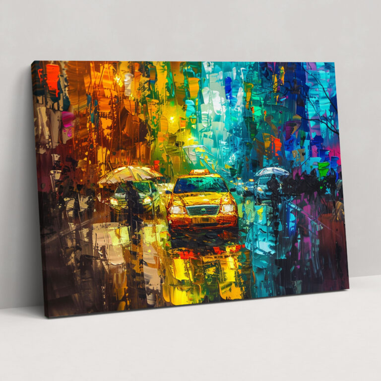 Leonid Afremov Canvas Print Urban Street Art Wall Decoration - Leonid Afremov, Leonid Afremov, Wall Art, Wall Decoration