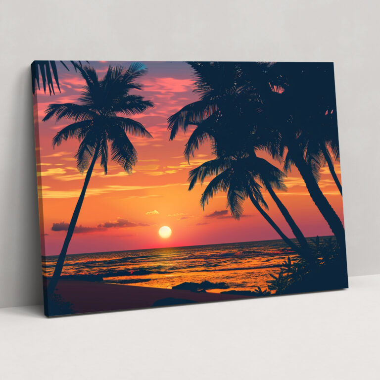 Seaside Sunset Leonid Afremov Wall Art - Leonid Afremov, Wall Art, Canvas Wall Art, Wall Decoration
