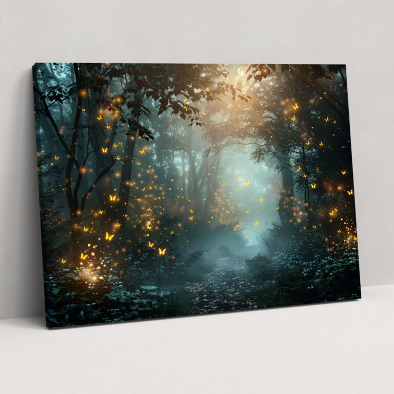 Enchanted Forest Leonid Afremov Wall Art - Leonid Afremov, Canvas, Leonid Afremov, Home Decoration