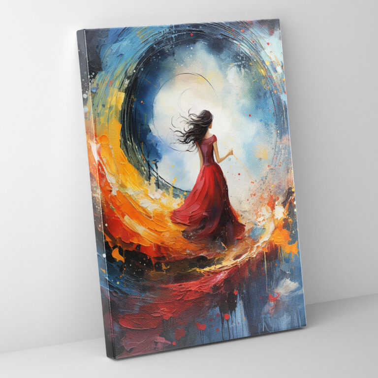 Abstract Lighthouse Wall Art - Lighthouse, Wall Decoration, Abstract, Vibrant