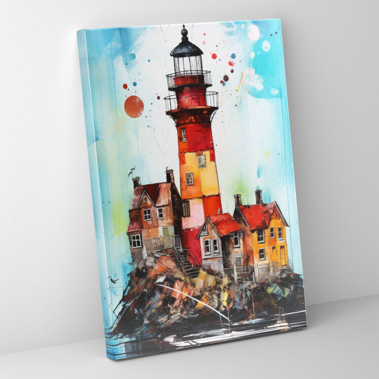Contemporary Lighthouse Wall Art - Lighthouse, Wall Decoration, Home Decoration, Wall Art