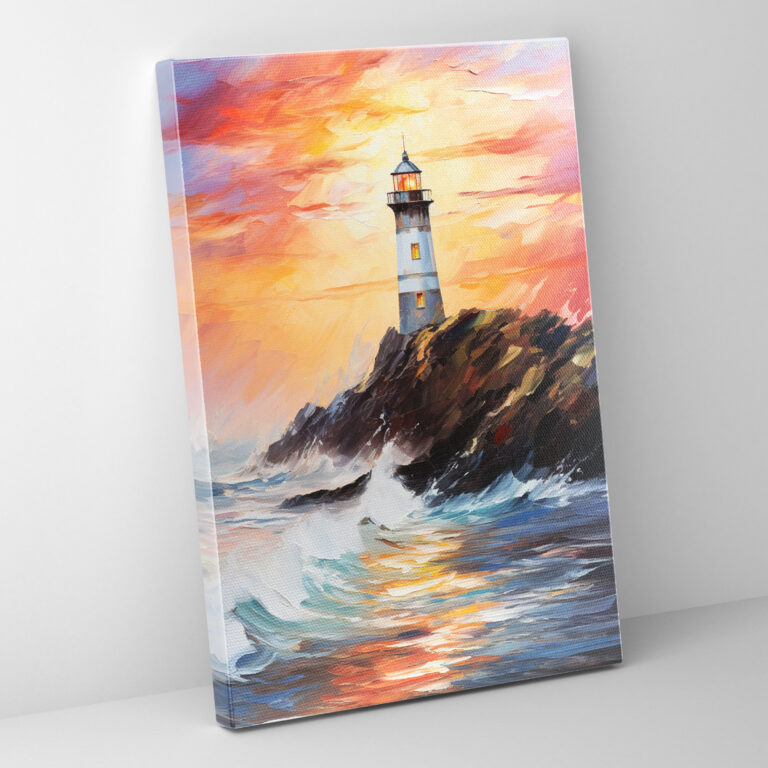 Lighthouse Canvas Print - Lighthouse, Home Decoration, Lighthouse Canvas Print, Canvas Wall Art