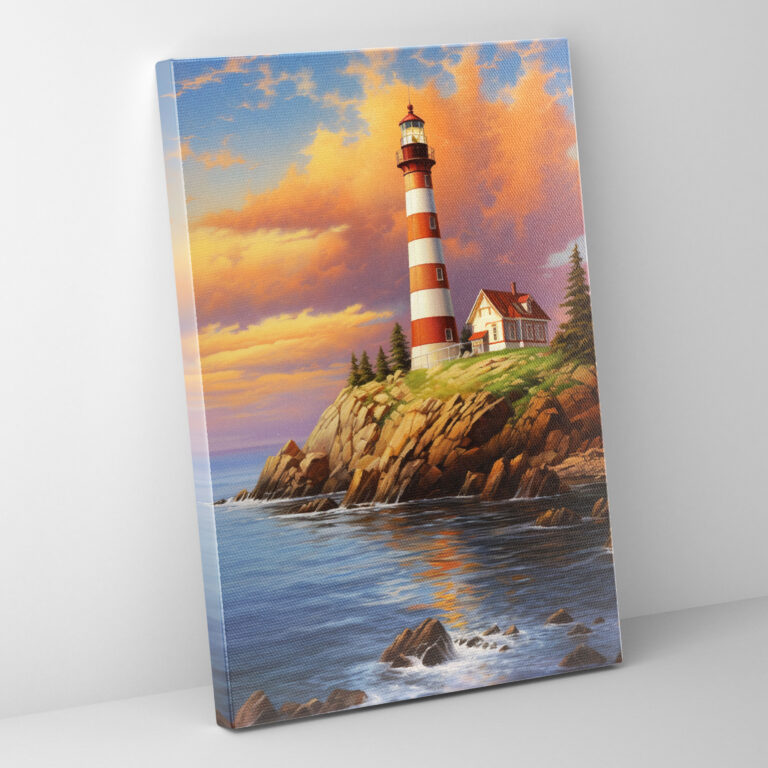 Lighthouse Canvas Print - Lighthouse, Canvas Wall Art, Wall Decoration, Canvas