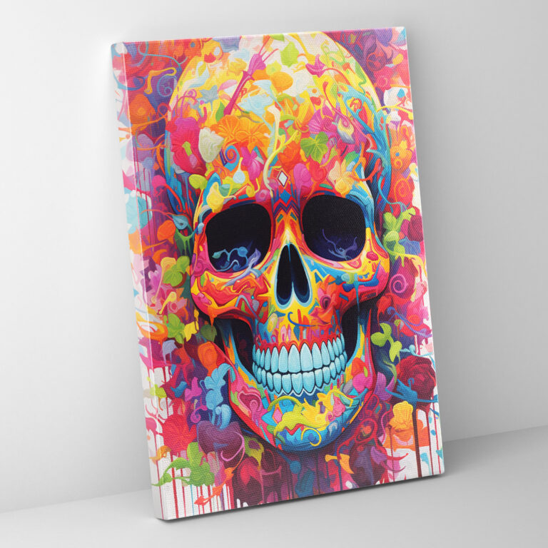 Los Muertos Canvas Wall Art - Los Muertos, Canvas, Modern Abstract Artwork, Los Muertos