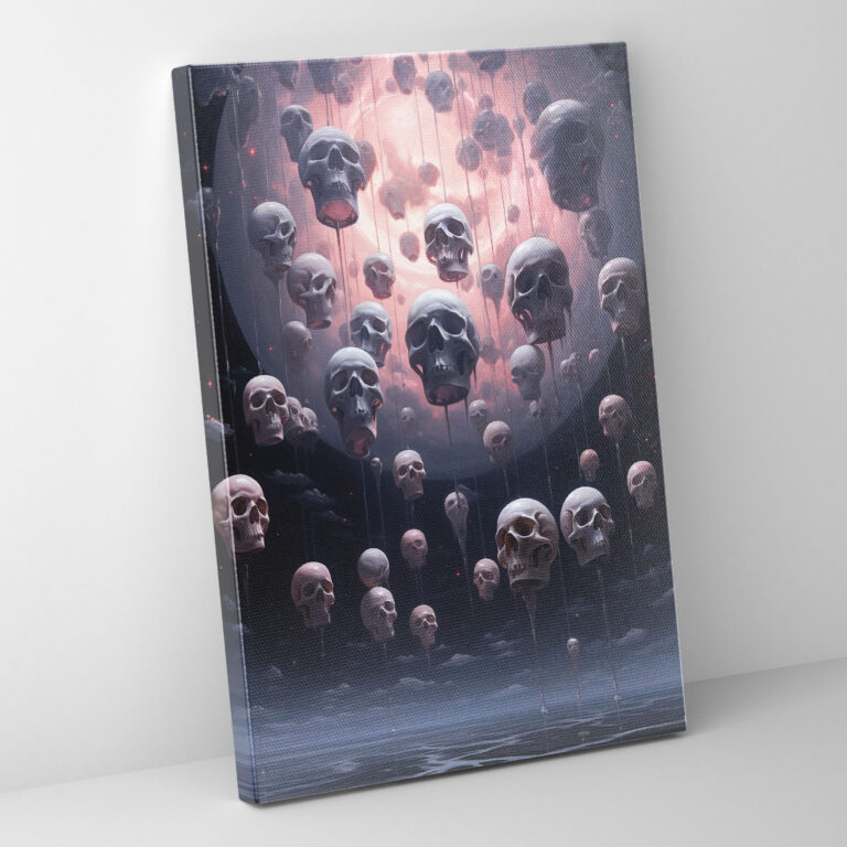 Los Muertos Wall Art Print - Los Muertos, Surrealistic Painting, Wall Decoration, Los Muertos