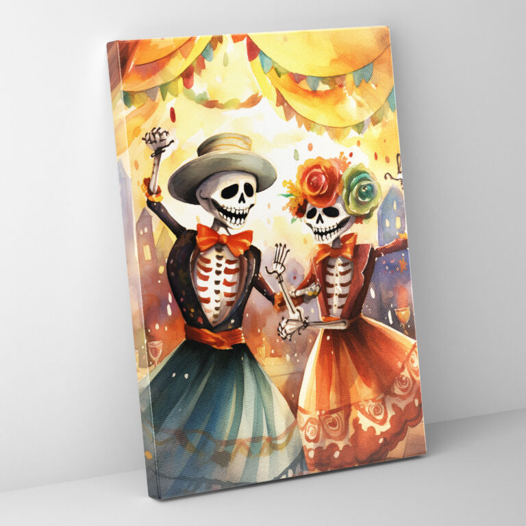 Los Muertos Wall Art - Los Muertos, Home Decoration, Wall Decoration, Watercolor Illustration