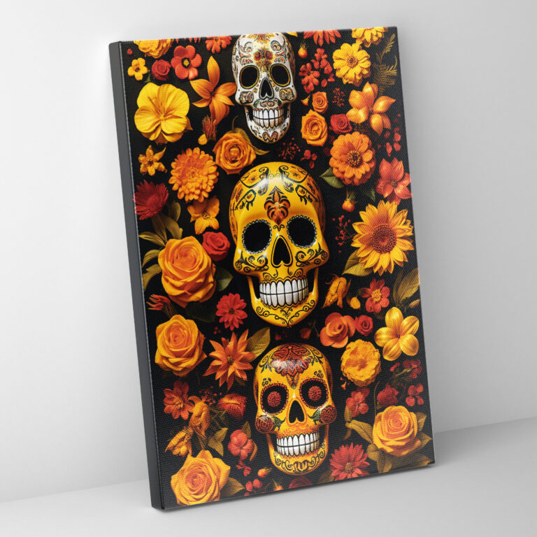 Los Muertos Collage Wall Art - Los Muertos, Canvas Print, Wall Decoration, Wall Art