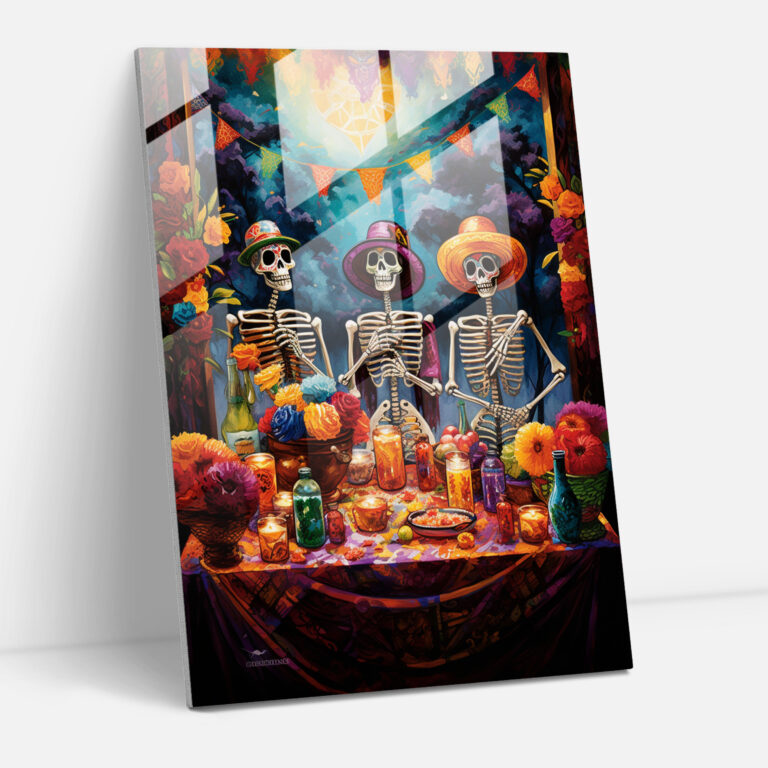 Los Muertos Home Decoration - Los Muertos, Dia De Los Muertos Celebration, Home Decoration, Lively Skeletons